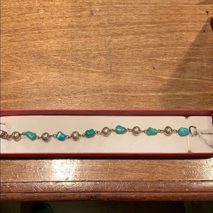 COPY - Genuine turquoise bracelets in sterling silver 7.5